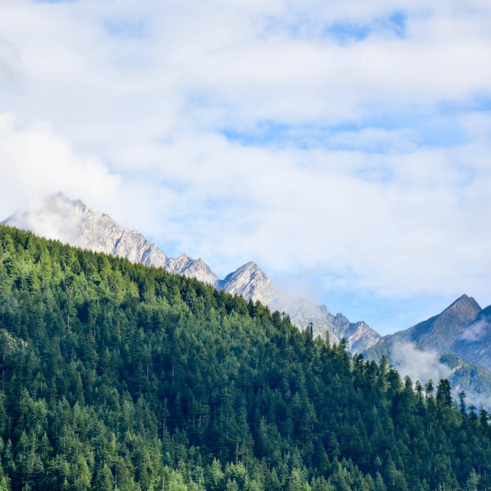 Manali Granite Mountains Among Hills