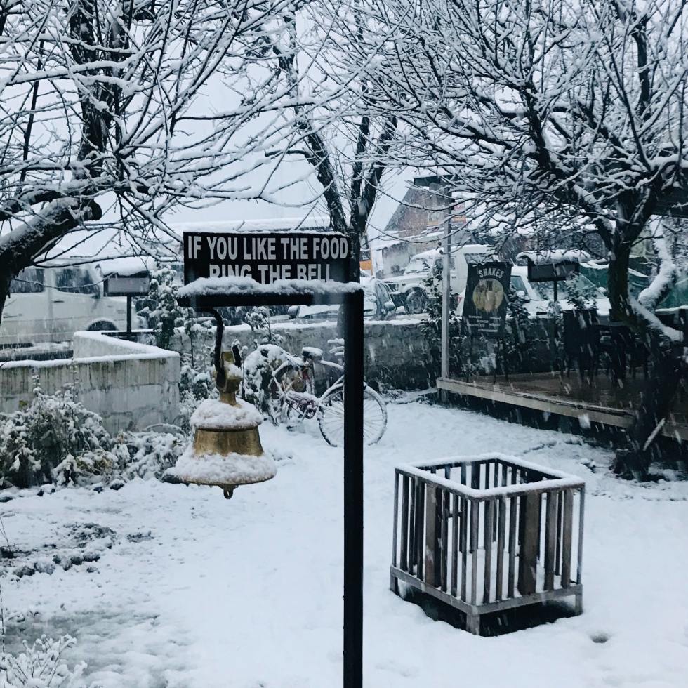 White Snow Road Leh Manali Highway Bashisht Himachal Pradesh