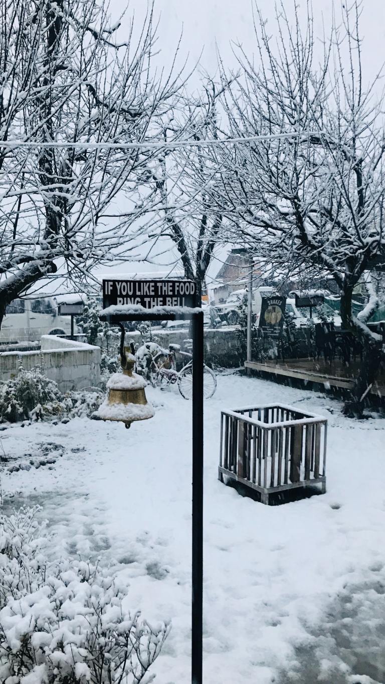 White Snow Road Leh Manali Highway Bashisht Himachal Pradesh