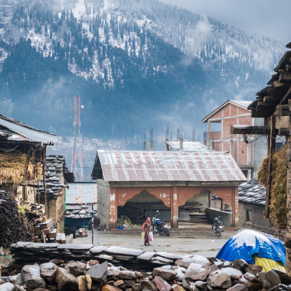 This Photo From A Village In The Manali